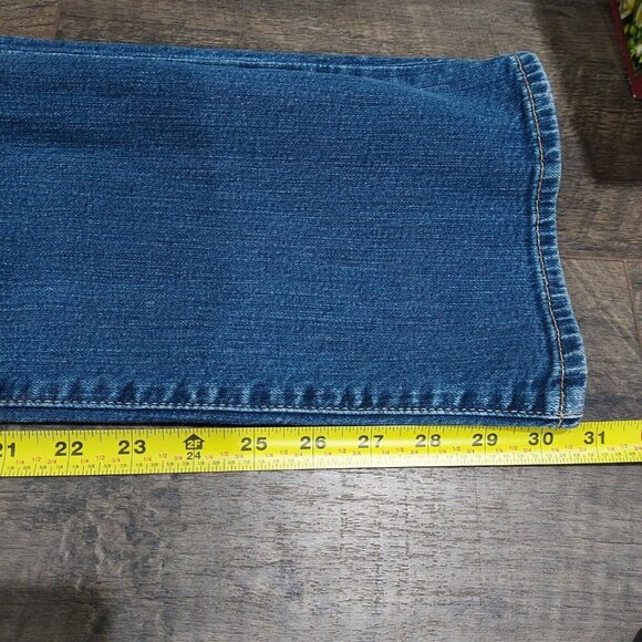 Eddie Bauer Slightly Curvy Bootcut Jeans Blue Size 8 - Picture 6 of 11